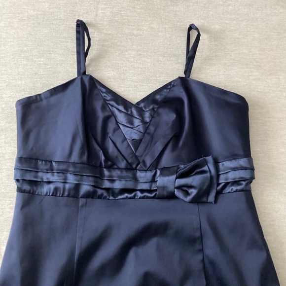 RW&CO Removable Straps / Strapless Navy Party Dress - 12 - Picture 4 of 13